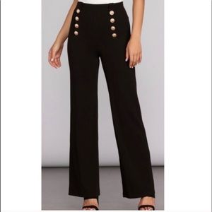 H&M High Waisted Sailor Style Flare Jeans Size 10